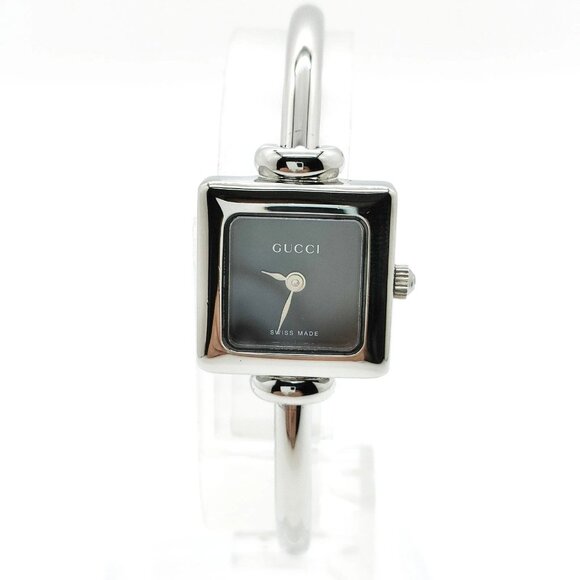 Gucci Watch 1900L 19mm Women's Black X Silver 139-070225 - Picture 1 of 9